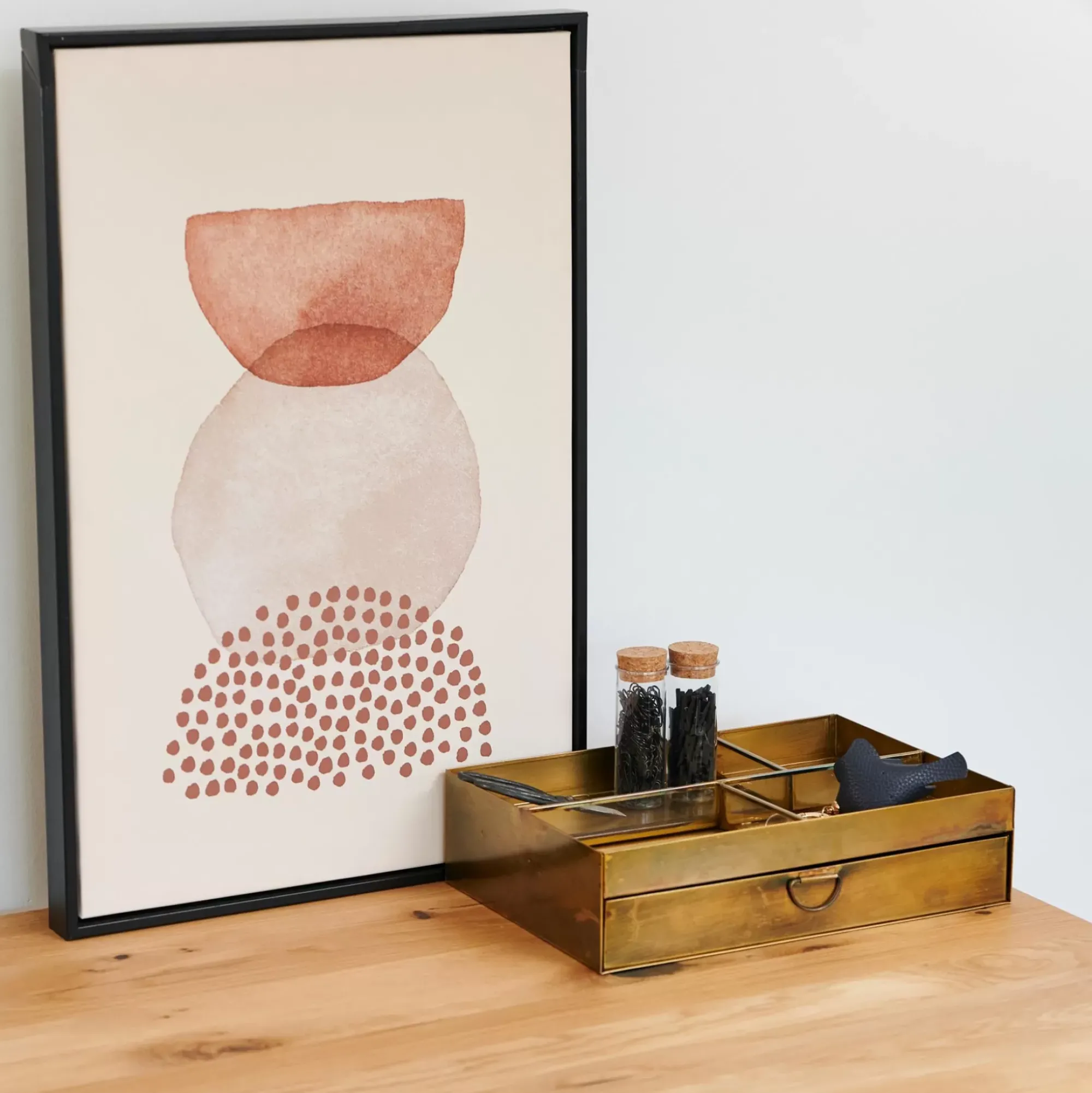 CASA Decoracion De Pared|Abstract Decoracion De Pared Negro, Blanco, Marron