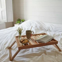 CASA Bandejas|Acacia Bandeja De Cama Natural