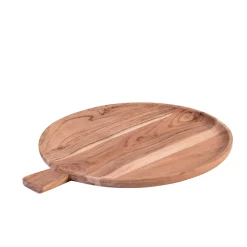 CASA Platos|Acacia Chic Plato Con Asa Natural