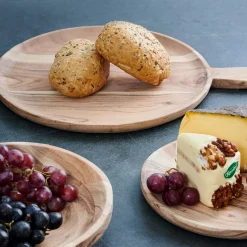 CASA Platos|Acacia Chic Plato Con Asa Natural