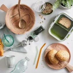 CASA Platos|Acacia Chic Plato Hondo Con Asa Natural