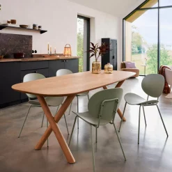 CASA Mesa De Comedor|Acacia Mesa De Comedor Con Patas En X
