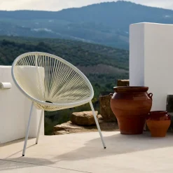 CASA Sillas Lounge|Acapulco Silla Lounge Blanco