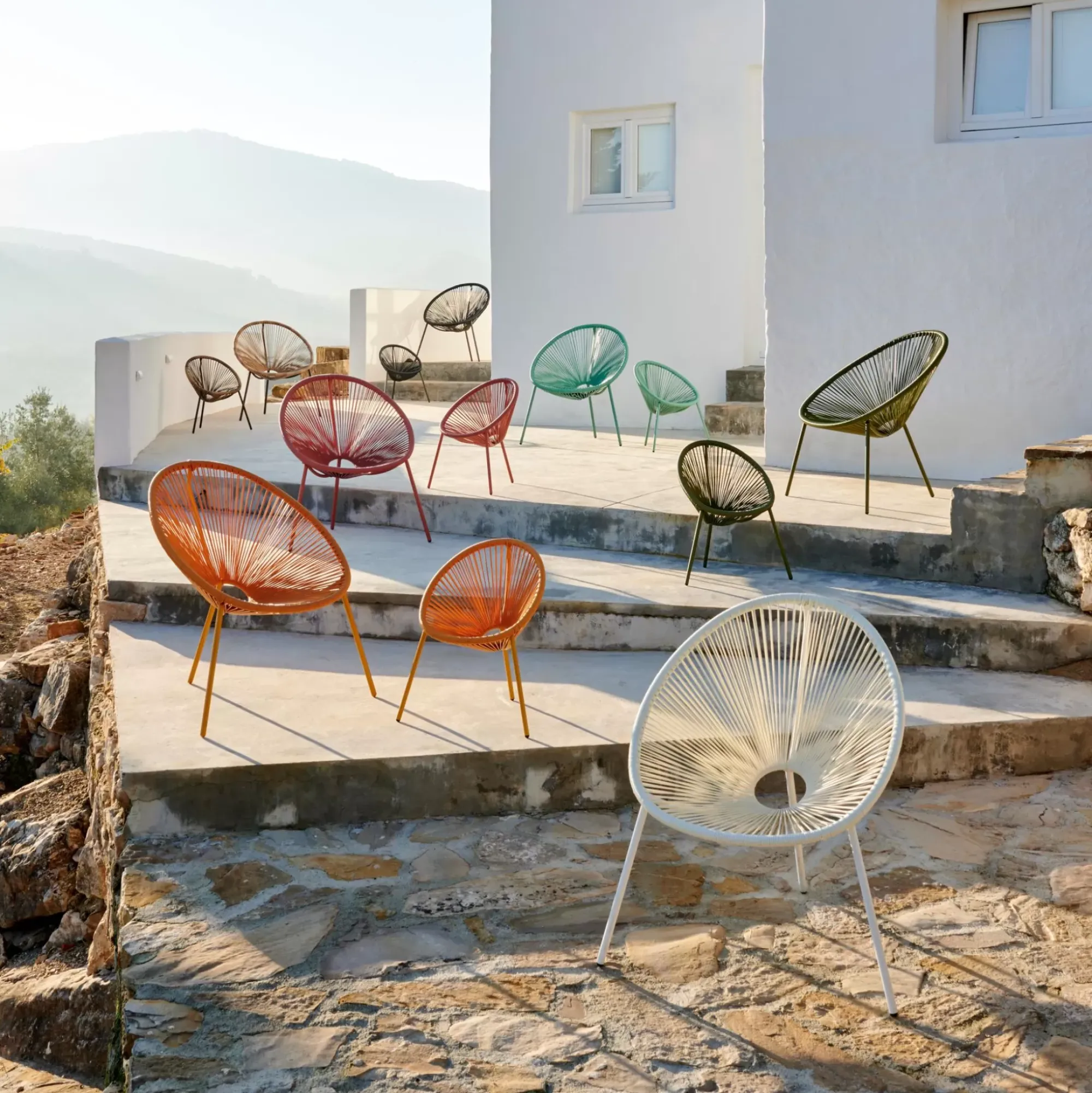 CASA Sillas Lounge|Acapulco Silla Lounge Blanco