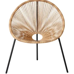 CASA Sillas Lounge|Acapulco Silla Lounge Negro, Natural