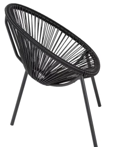 CASA Sillas Infantiles|Acapulco Silla Para Ninos Negro