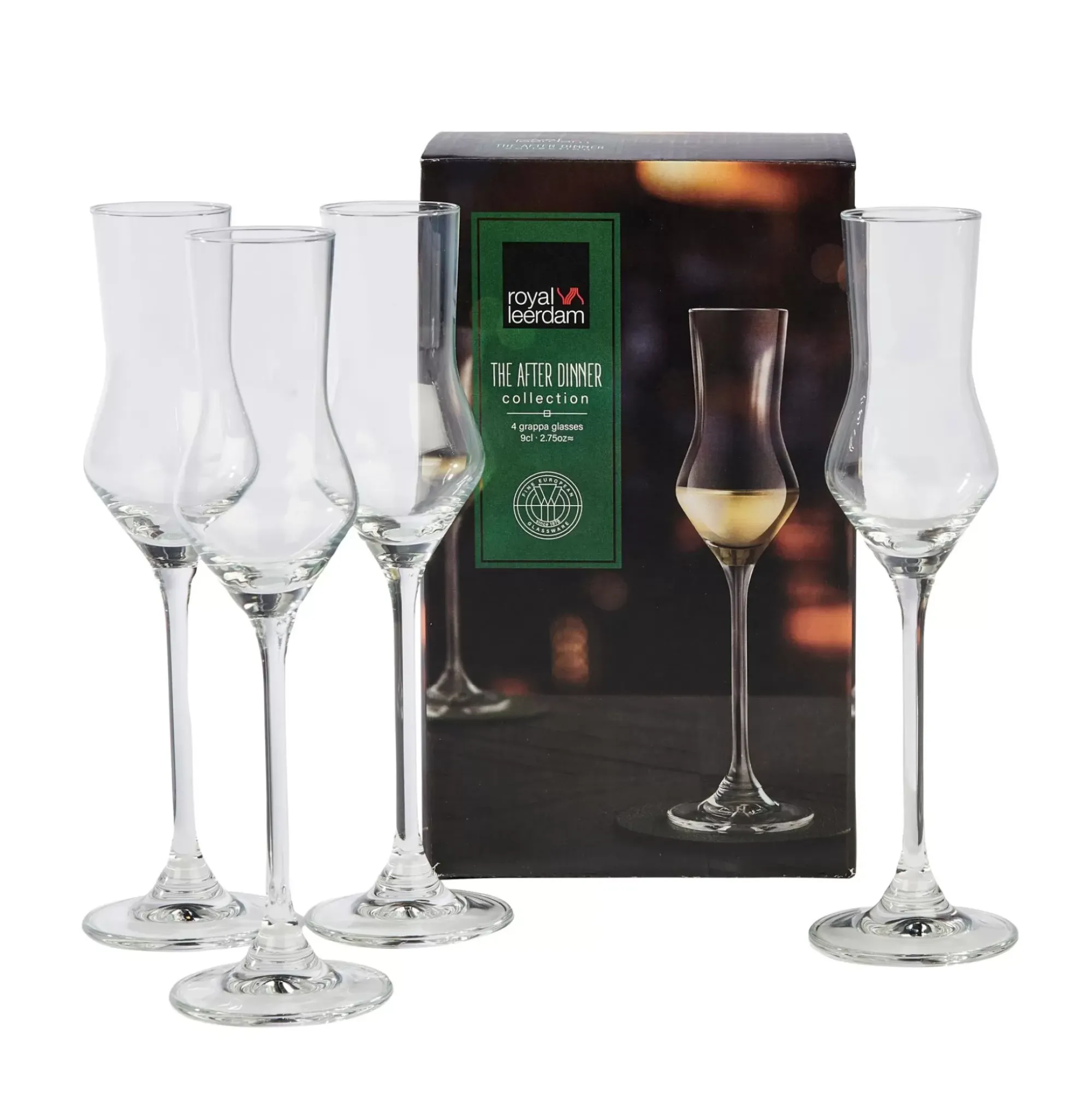 CASA Copas De Cóctel|After Dinner Copas De Grappa Juego De 4 Transparente