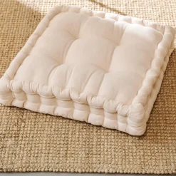 CASA Cojines De Asiento|Alda Cojin Colchon Blanco Apagado