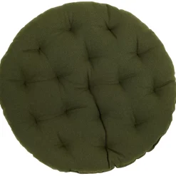 CASA Cojines De Asiento|Alda Cojin De Asiento Verde Oscuro