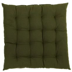 CASA Cojines De Asiento|Alda Cojin De Asiento Verde Oscuro