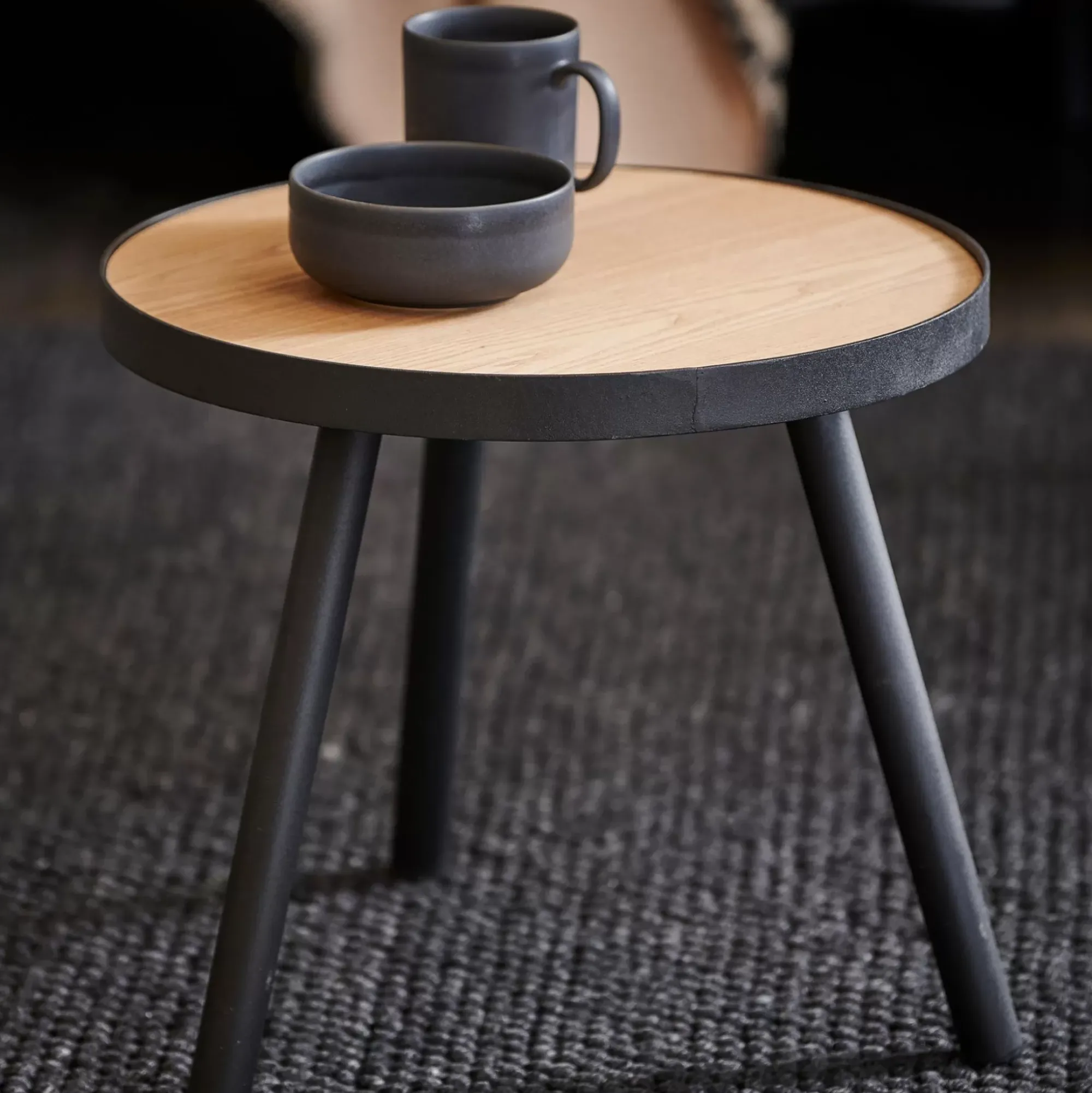 CASA Mesas Auxiliares|Alexis Mesa Auxiliar Negro, Natural