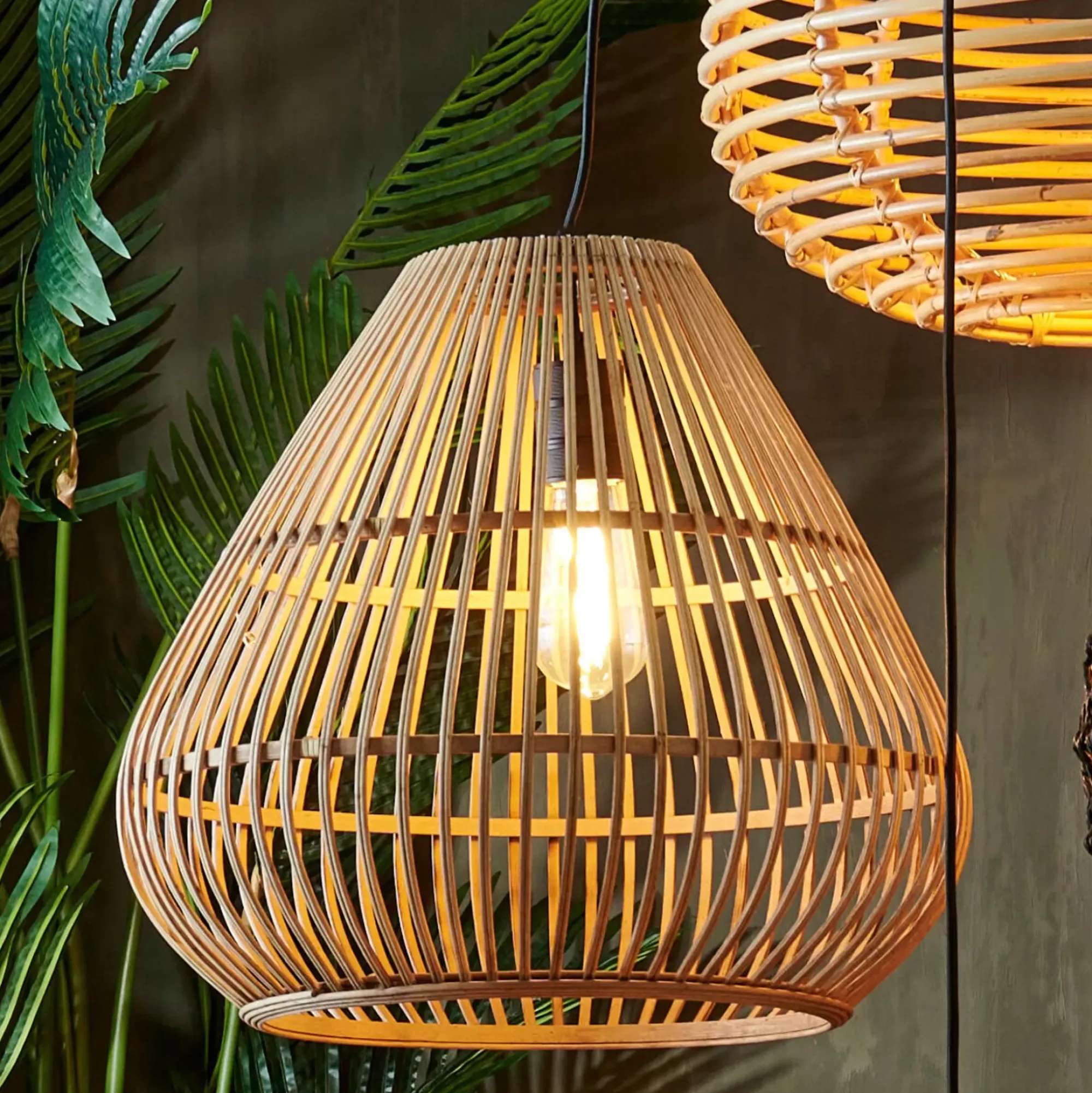 CASA Lamparas Colgantes|Alis Lampara Para Colgar E27 Natural