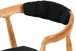 CASA Cojines De Jardín|August Cojin De Espalda Negro