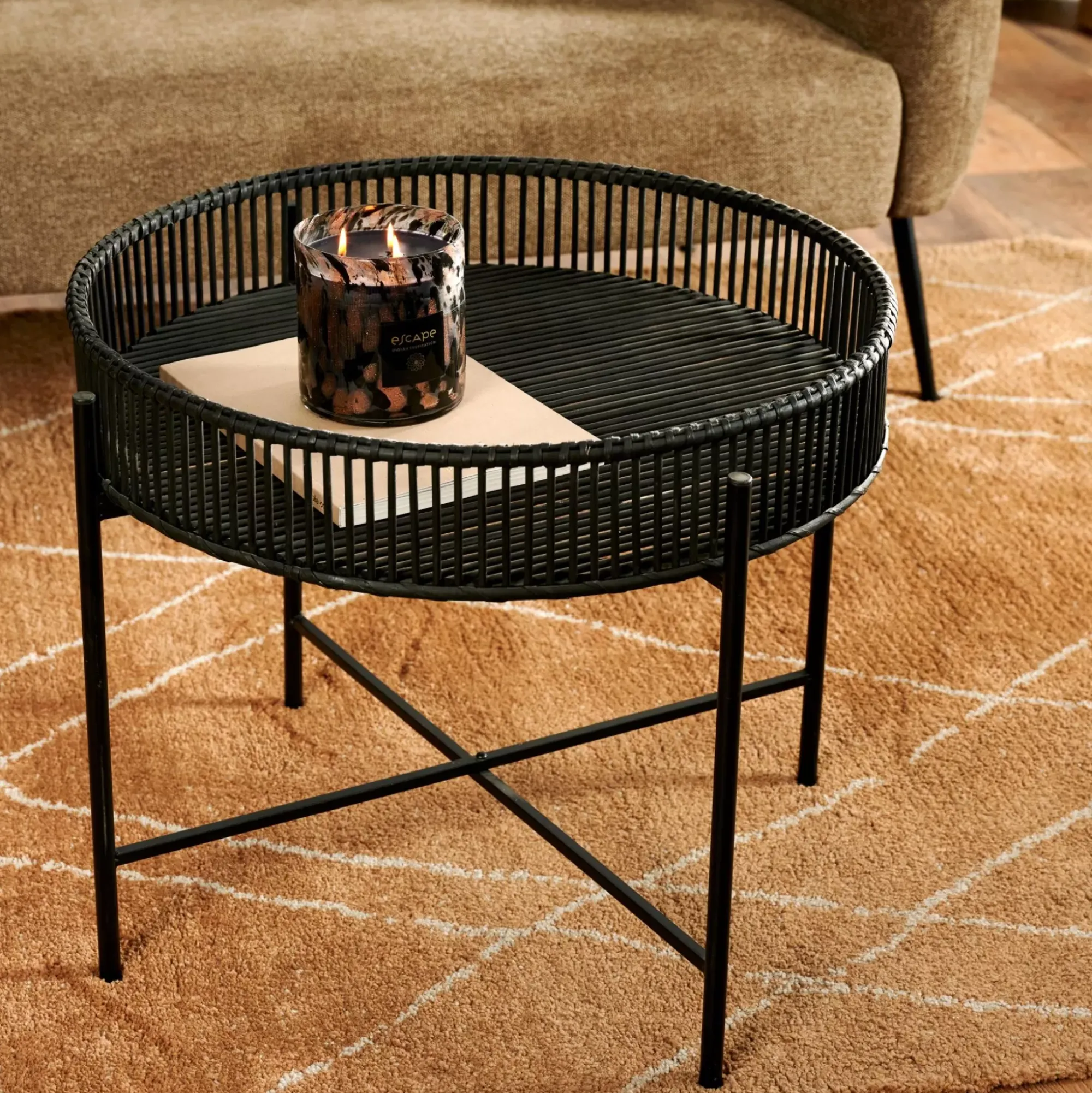 CASA Mesas Auxiliares|Axelle Mesa Auxiliar Negro