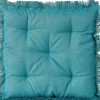CASA Cojines De Asiento|Ayla Cojin De Asiento Azul