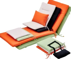 CASA Cojines De Jardín|Azur Cojin De Jardín Para Silla Bistro Gris Claro