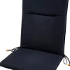CASA Cojines De Jardín|Azur Cojines De Jardín Para Silla Pleg Negro