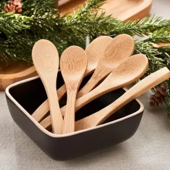 CASA Juegos|Bamboo Cucharillas Juego De 6 Natural