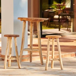 CASA Taburetes De Bar|Batang Taburete Bar Natural