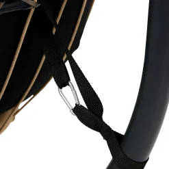 CASA Sillas Colgantes|Bazai Silla Colgante Con Soporte Negro