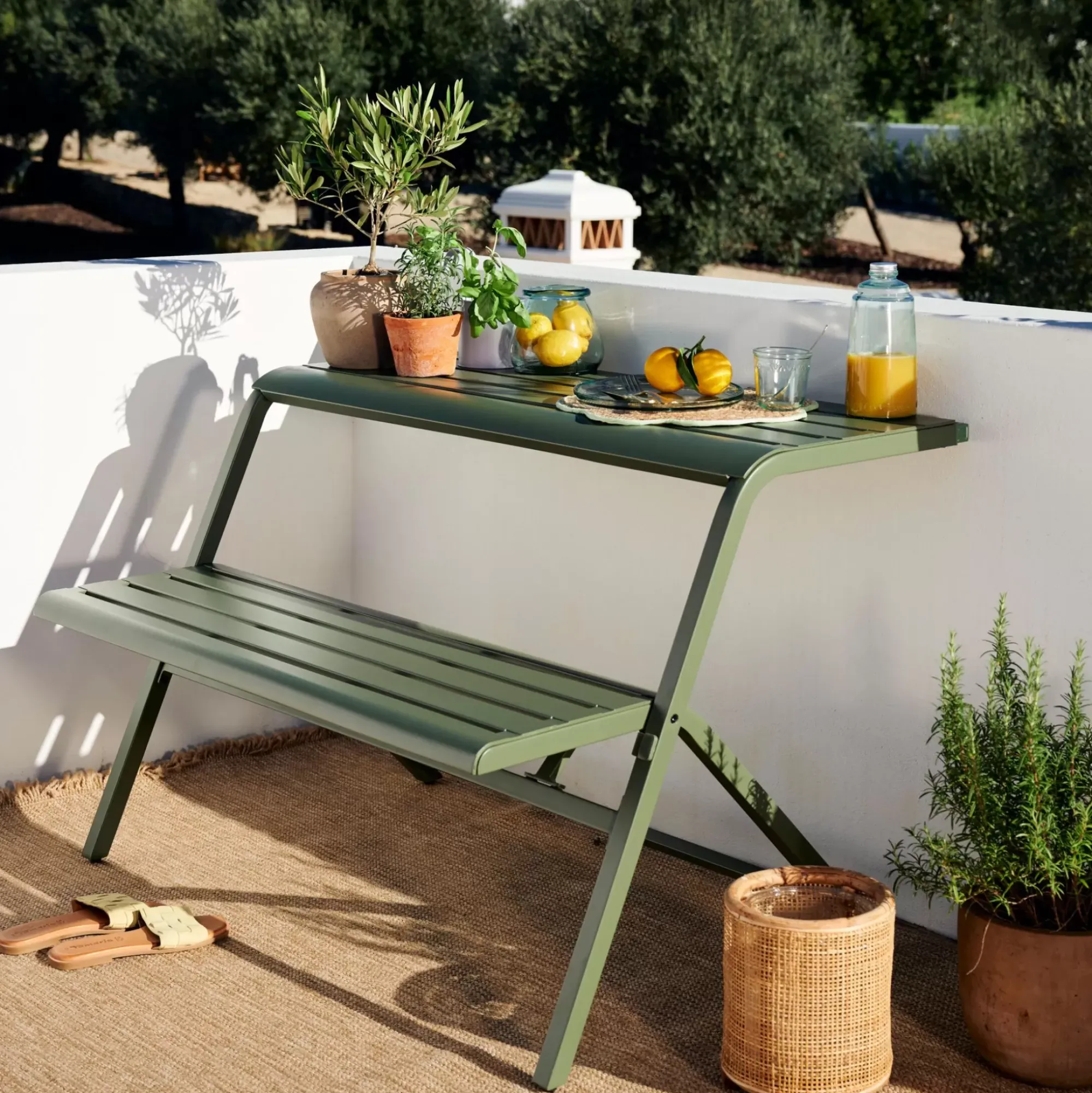 CASA Conjuntos Para Balcon|Bergen Mesa Para Balcon Tambien Mesa/Plantas