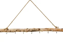 CASA Decoracion Colgante|Birch Rama Con 7 Ganchos Natural