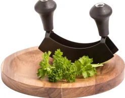 CASA Cuchillas Picadores|Black Herbo Set Picador Para Hierbas Negro, Natural