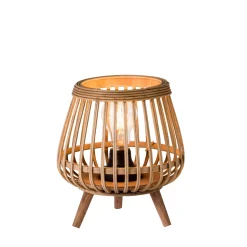 CASA Lamparas De Mesa|Bloq Lampara E27 2X Pila Aa No Incl.