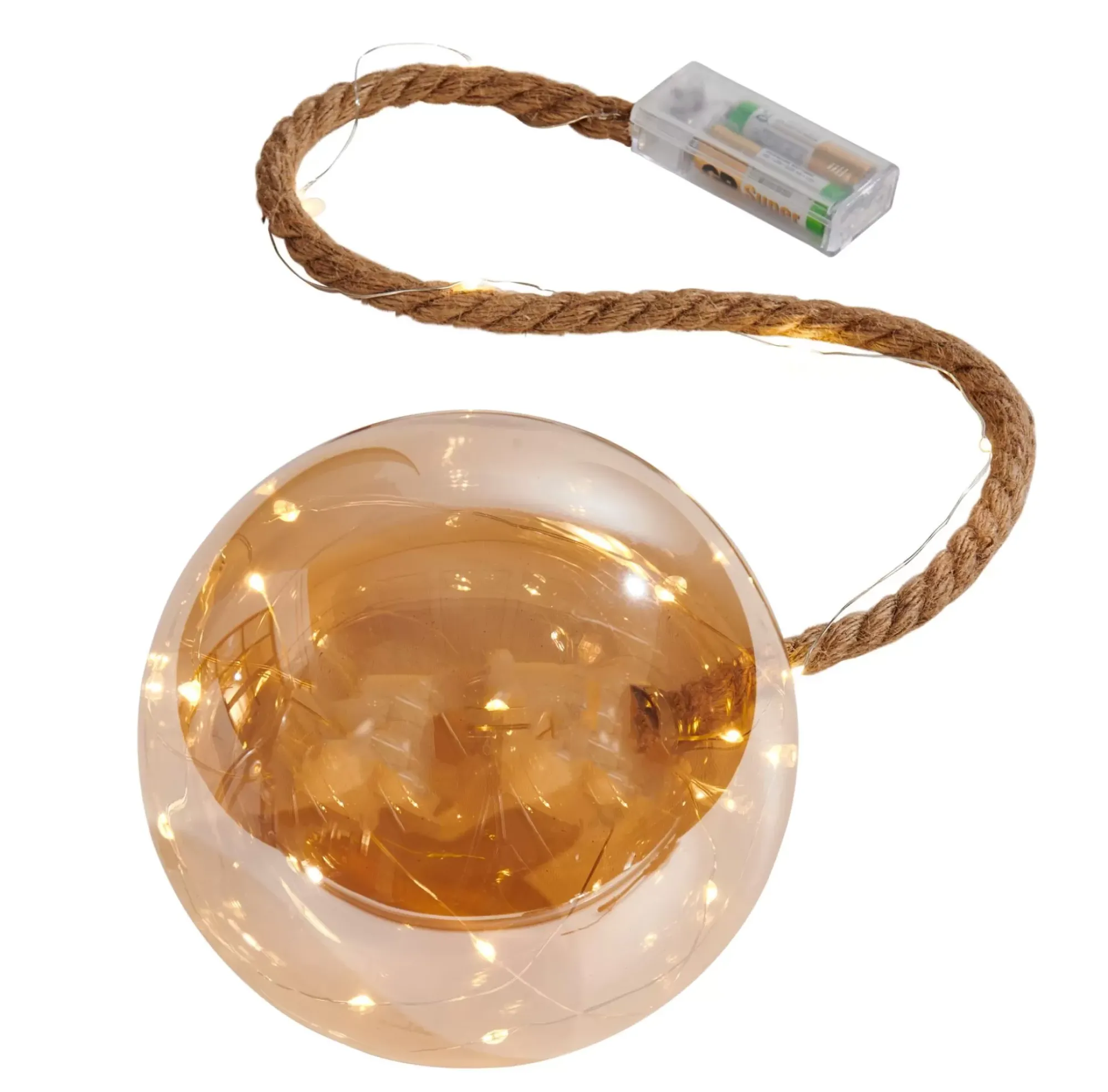 CASA Lámparas Led|Bloxem Bola Decorativa Con 21 Leds Dorado