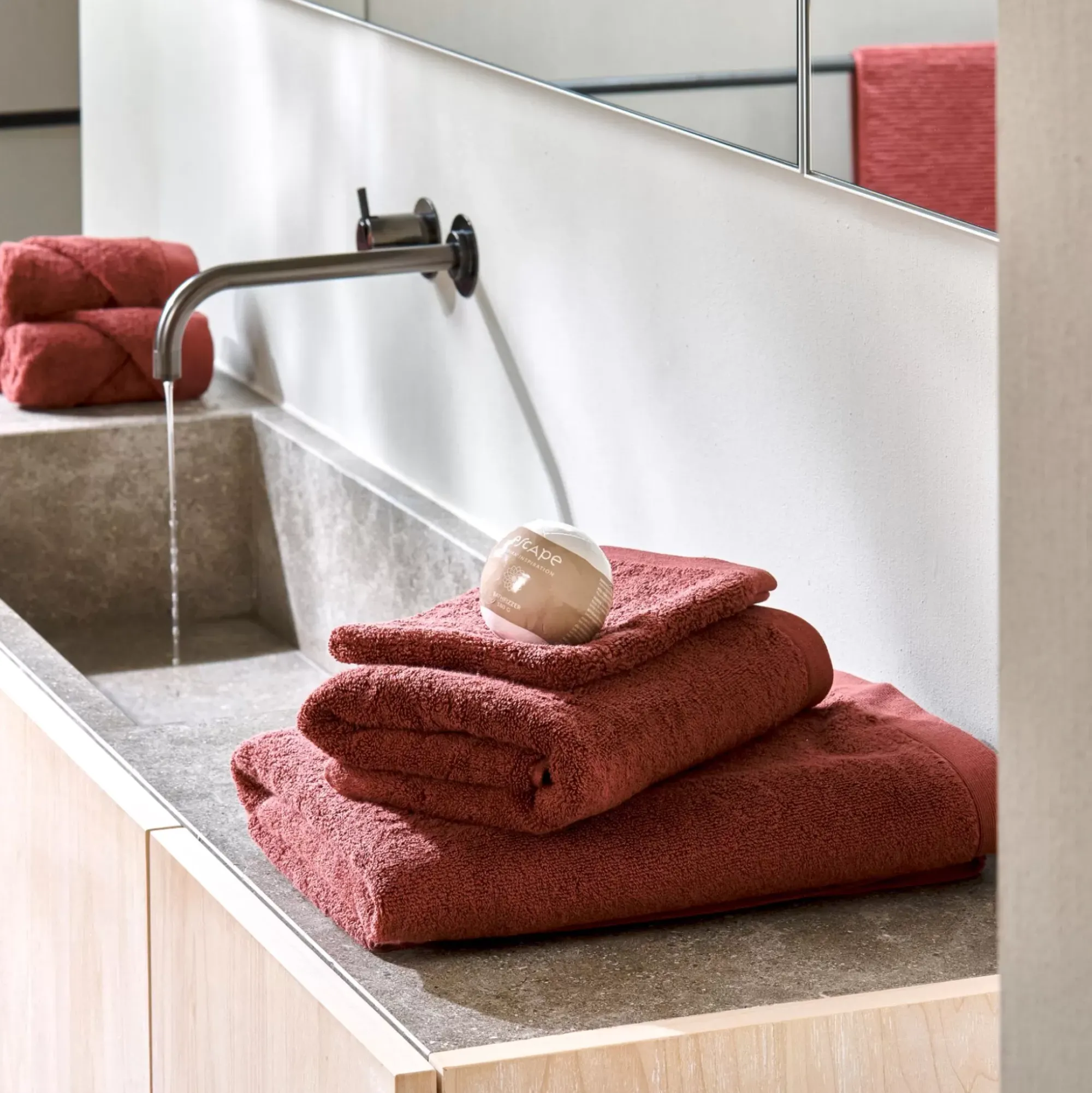 CASA Toallas|B-Lux Toalla Rojo