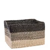 CASA Cestas De Cajonera|Bobo Cesta Negro, Natural