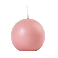 CASA Velas|Bola Vela Esferica Rosa