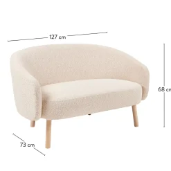 CASA Sofás|Boli Sofa An. Asiento: 127 Cm