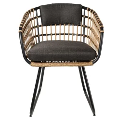 CASA Sillas De Jardín|Bones Silla Negro