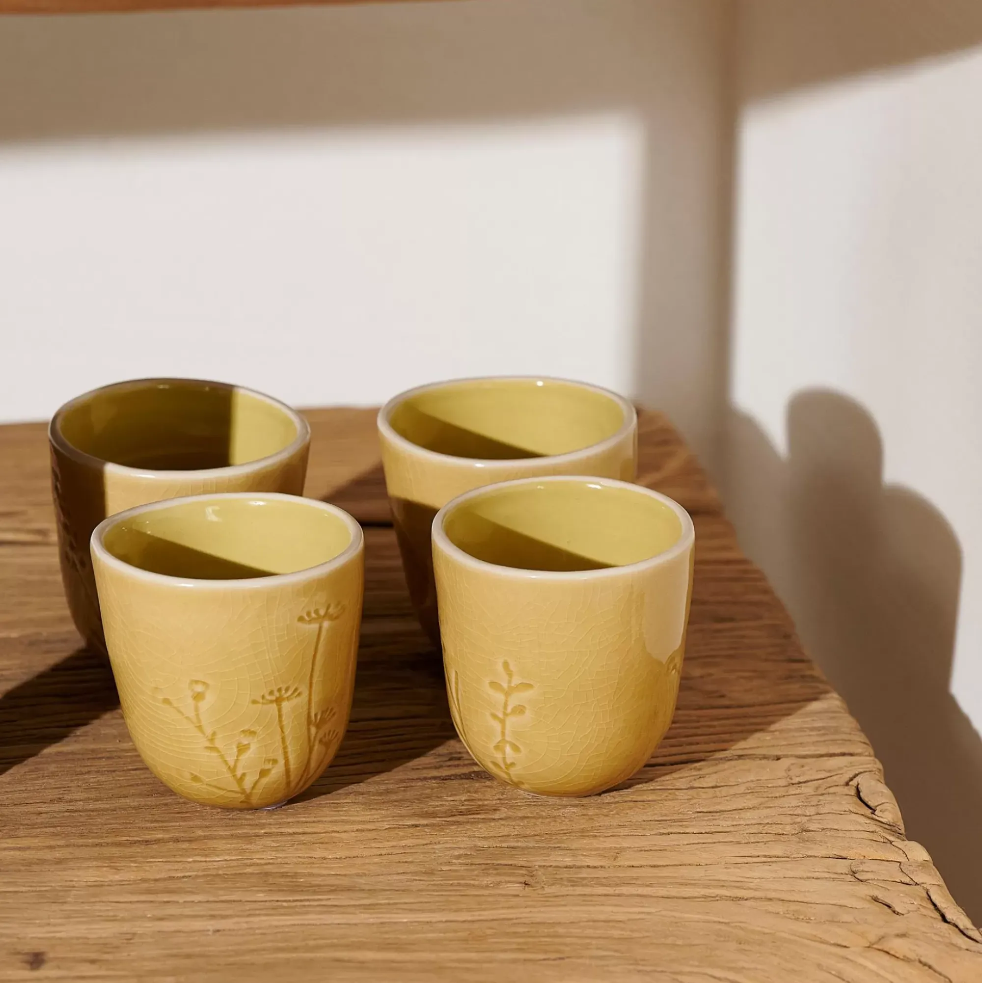 CASA Tacitas|Botanic Ocher Taza Caramelo