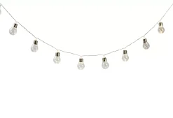 CASA Iluminación Exterior|Bulb Guirnalda Solar 10 Leds Transparente