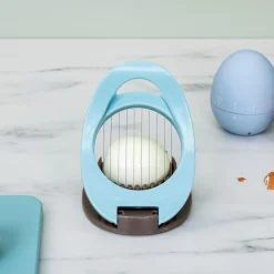 CASA Instrumentos De Cocina|Kitchen Cortador De Huevos Gris, Azul