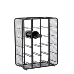 CASA Accesorios Vino|Chato Botellero Negro