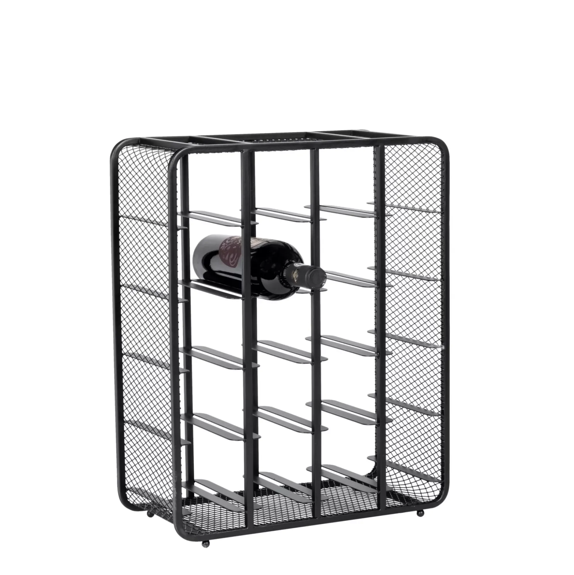 CASA Accesorios Vino|Chato Botellero Negro