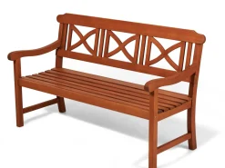 CASA Bancos De Jardín|Cros Banco Ancho Asiento: 131Cm