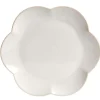 CASA Platos|Dahlia Flower Plato Blanco