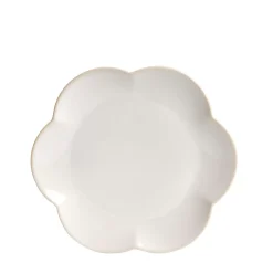 CASA Platos|Dahlia Flower Plato Blanco