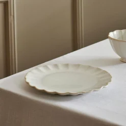 CASA Platos|Dahlia Plato Blanco