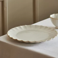 CASA Platos|Dahlia Plato Blanco