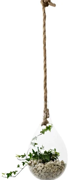 CASA Colgadores Para Plantas|Drop Gota De Vidrio Transparente