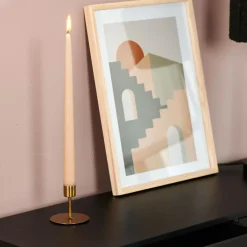 CASA Velas|Duo Velas Largas Juego De 2 Beis