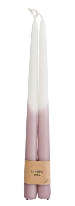 CASA Velas|Duo Velas Largas Juego De 2 Crema, Multicolor