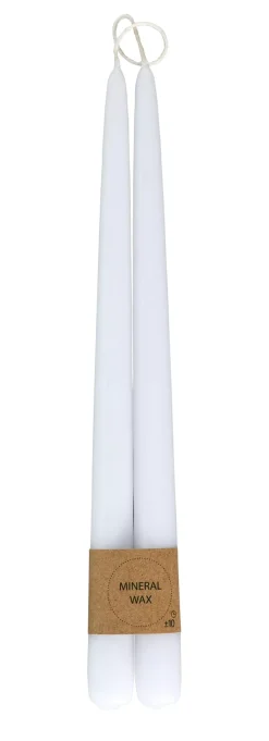 CASA Velas|Duo Velas Largas Juego De 2 Blanco