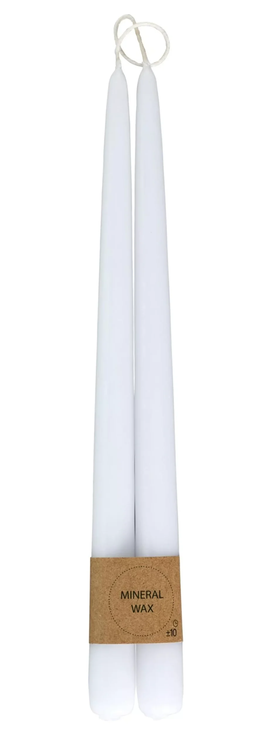 CASA Velas|Duo Velas Largas Juego De 2 Blanco