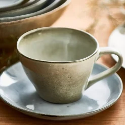 CASA Platos|Earth Ice Plato De Postre Azul Claro